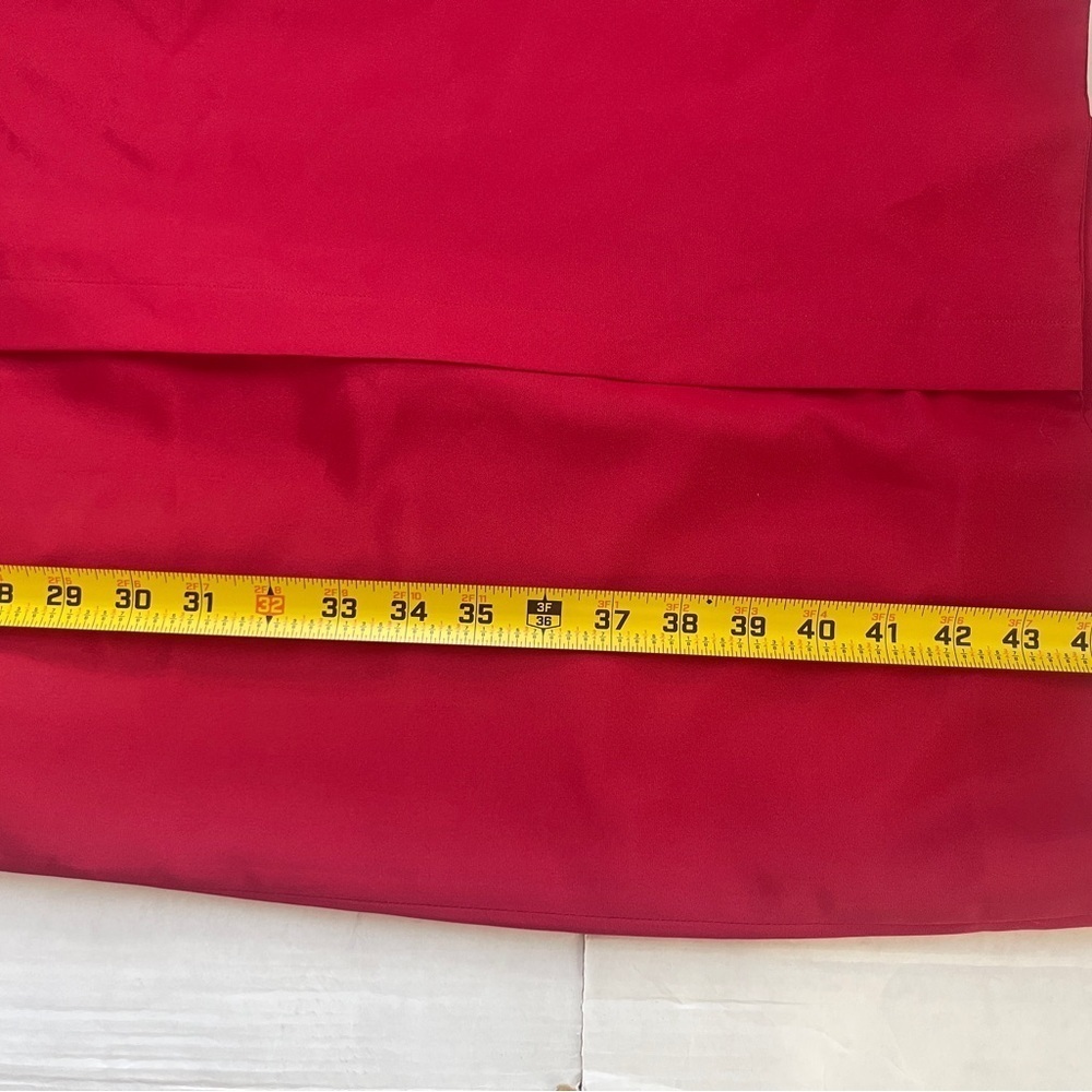 Schraeder Sport Vintage Women’s Size 12 Red Long Trench Coat - Picture 8 of 8